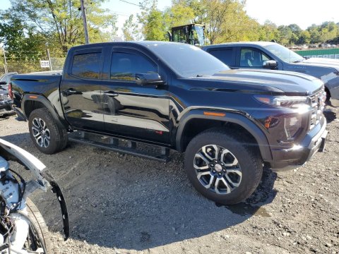 2024 GMC Canyon AT4 in Black - Front Three-Quarter View - BidGoDrive Inventory