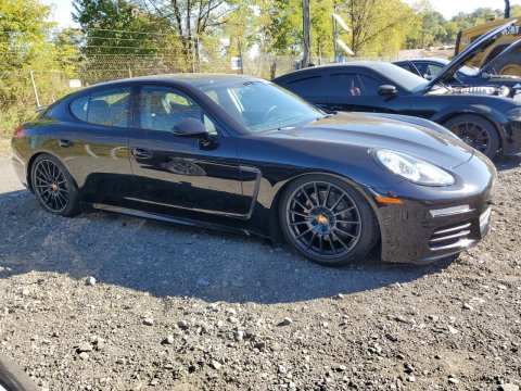 2016 Porsche Panamera  in Black - Front Three-Quarter View - BidGoDrive Inventory