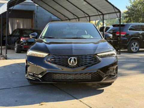 2025 Acura Integra A Spec Tech in Black - Front Three-Quarter View - BidGoDrive Inventory