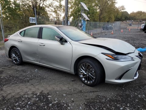 2023 Lexus ES 350  in Gray - Front Three-Quarter View - BidGoDrive Inventory
