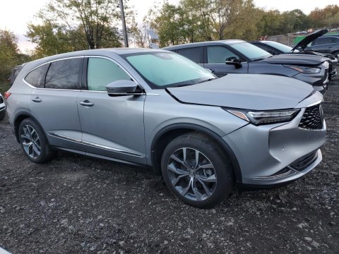 2024 Acura MDX TECHNOLOGY in Gray - Front Three-Quarter View - BidGoDrive Inventory