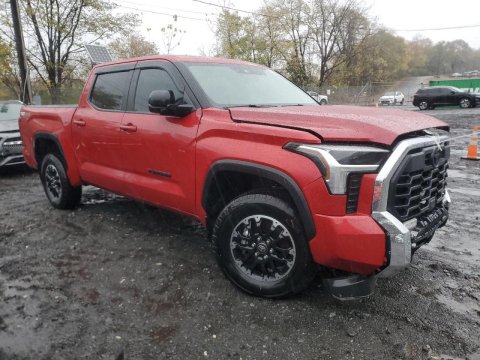 2025 Toyota Tundra  in Red - Front Three-Quarter View - BidGoDrive Inventory