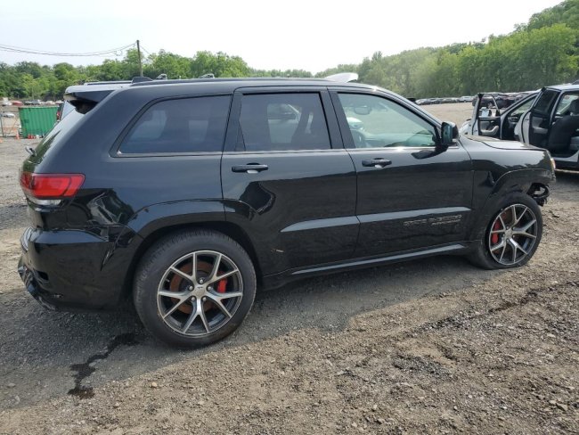 Salvage 2021 Jeep Grand Cherokee Trackhawk in Black