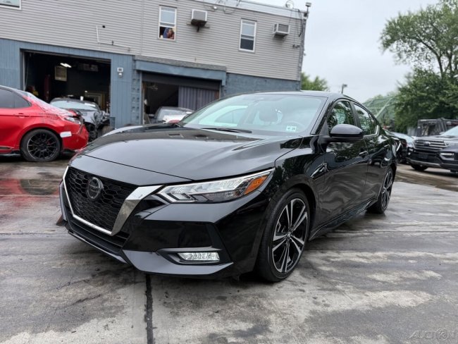 Salvage 2021 Nissan Sentra Sr in Black
