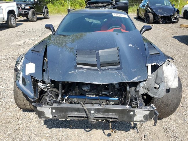 Salvage 2019 Chevrolet Corvette Grand Sport 2lt in Gray