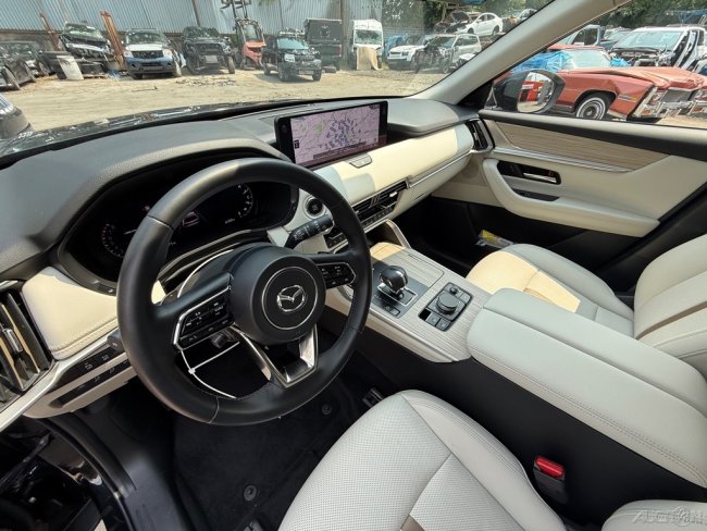 Salvage 2025 Mazda Cx-90 3.3 Turbo S Premium in Black