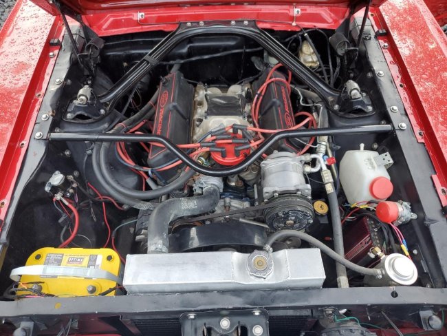 Salvage 1966 Ford Mustang  in Red