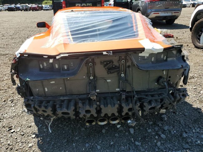 Salvage 2019 Chevrolet Corvette Stingray Z51 1lt in Orange