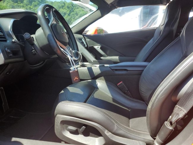Salvage 2019 Chevrolet Corvette Stingray Z51 1lt in Orange