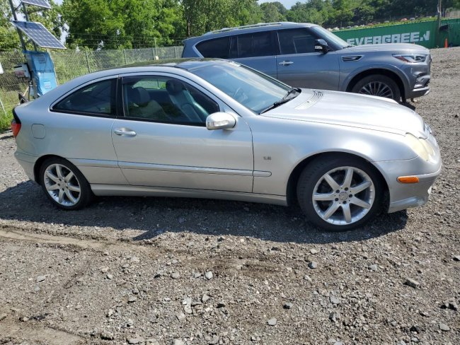 Salvage 2004 Mercedes-benz C 230 Sport Coupe in Gray