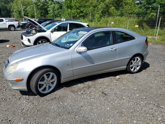 Salvage 2004 Mercedes-benz C 230 Sport Coupe in Gray