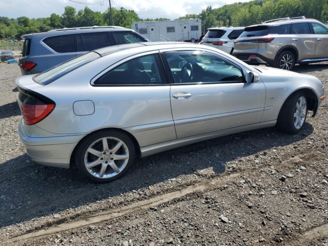 Salvage 2004 Mercedes-benz C 230 Sport Coupe in Gray