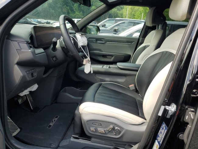 Salvage 2024 Kia Ev9 Gt Line in Black