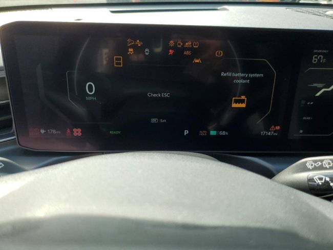 Salvage 2024 Kia Ev9 Gt Line in Black