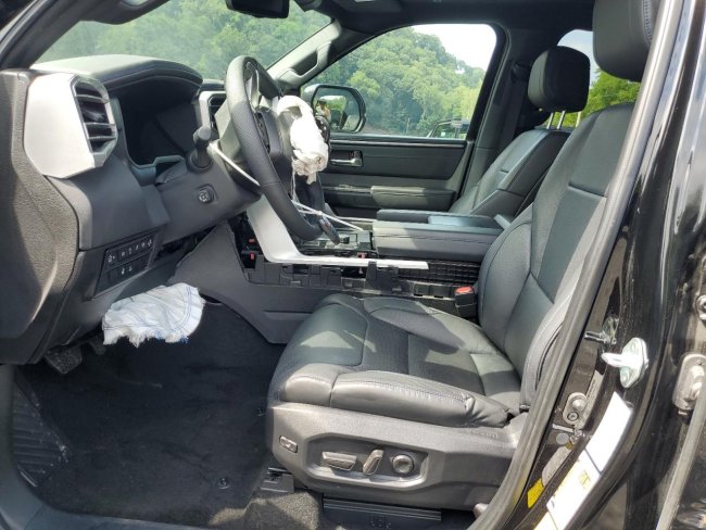 Salvage 2024 Toyota Tundra Crewmax Platinum in Black