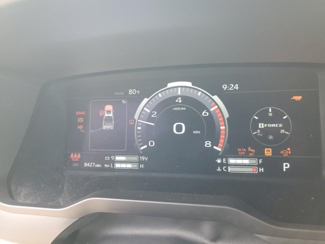 Salvage 2024 Toyota Tundra Crewmax Platinum in Black