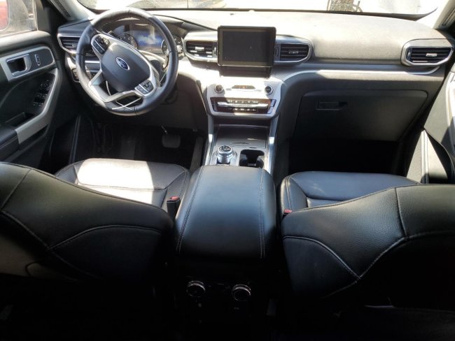 Salvage 2021 Ford Explorer Xlt in Gray