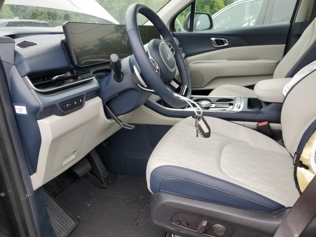 Salvage 2025 Kia Carnival Sx in Gray