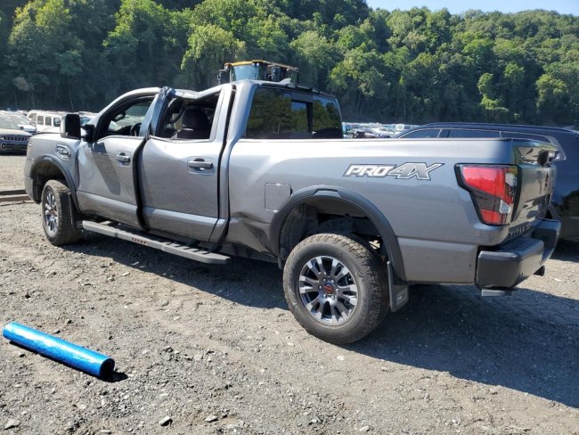 Salvage 2023 Nissan Titan Pro-4x in Gray