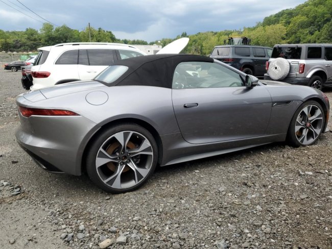 Salvage 2021 Jaguar F-type First Edition in Gray