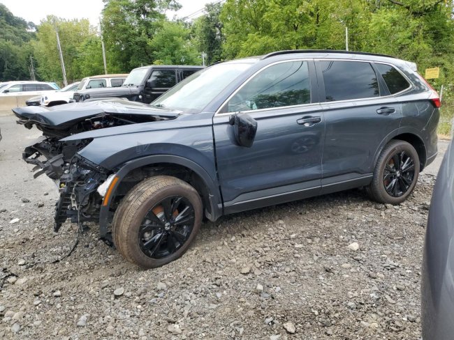 Salvage 2025 Honda Cr-v Sport Touring in Gray