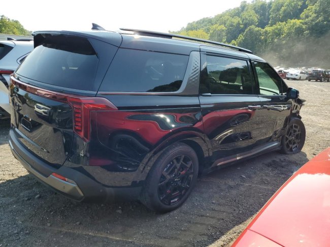 Salvage 2025 Kia Carnival Sx in Black