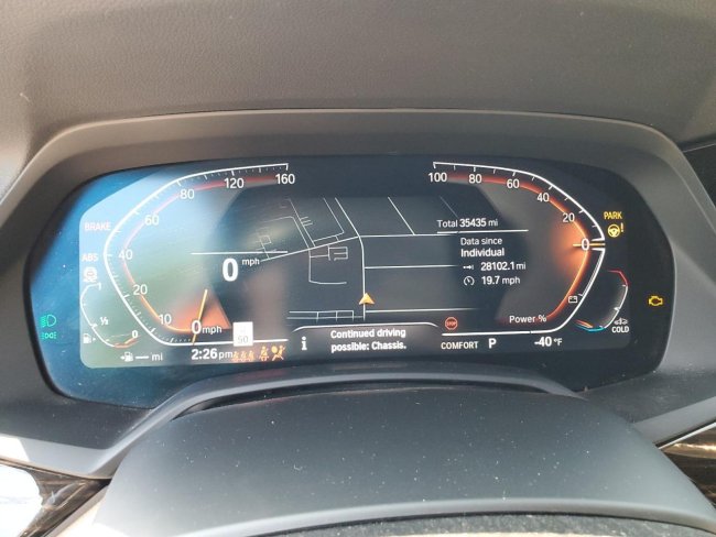 Salvage 2021 Bmw X5 Xdrive40i in Blue