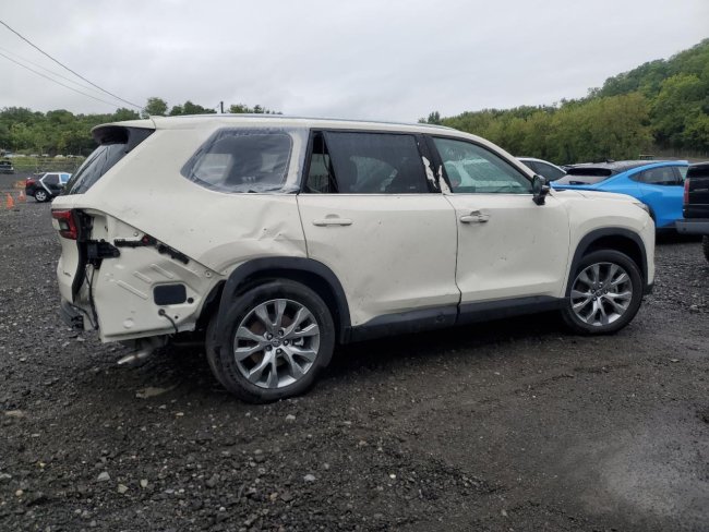 Salvage 2024 Toyota Grand Highlander Limited in White
