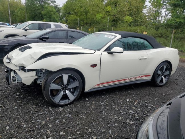 Salvage 2025 Ford Mustang Gt in White