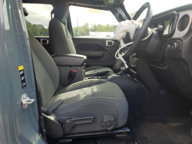 Salvage 2024 Jeep Wrangler Rhd  in Gray