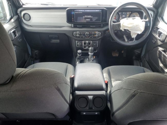 Salvage 2024 Jeep Wrangler Rhd  in Gray
