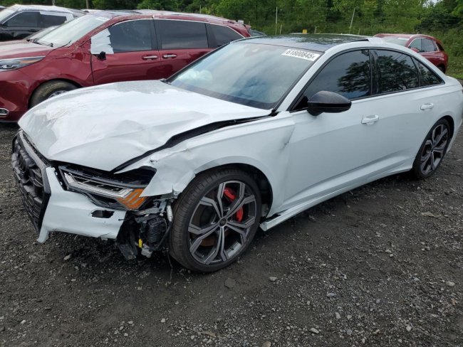 Salvage 2025 Audi S6 Prestige in White