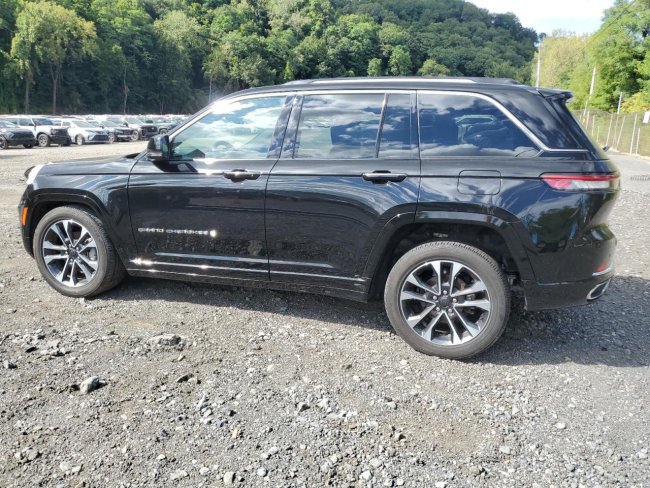 Salvage 2022 Jeep Grand Cherokee Overland in Black
