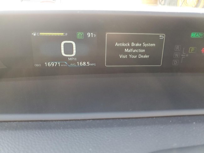 Salvage 2022 Toyota Prius Prime Xle in Gray