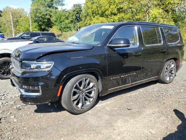 Salvage 2022 Jeep Grand Wagoneer Series Iii in Black