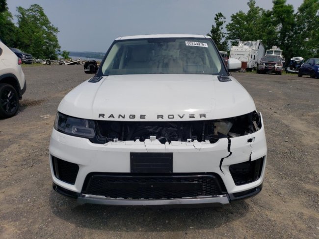 Salvage 2019 Land Rover Rover Range Sport Hse in White