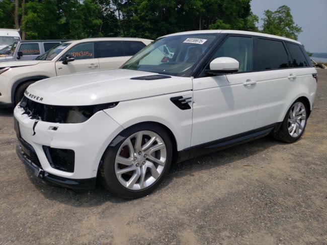 Salvage 2019 Land Rover Rover Range Sport Hse in White