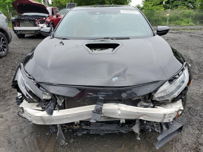 Salvage 2021 Honda Civic Type-r Touring in Black