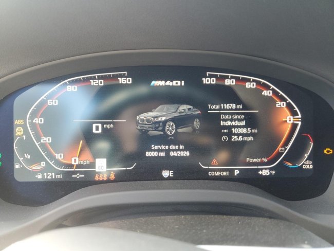 Salvage 2024 Bmw X4 M40i in Gray