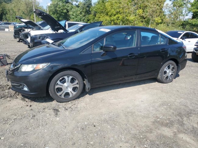 Salvage 2015 Honda Civic Civic Hybrid in Black