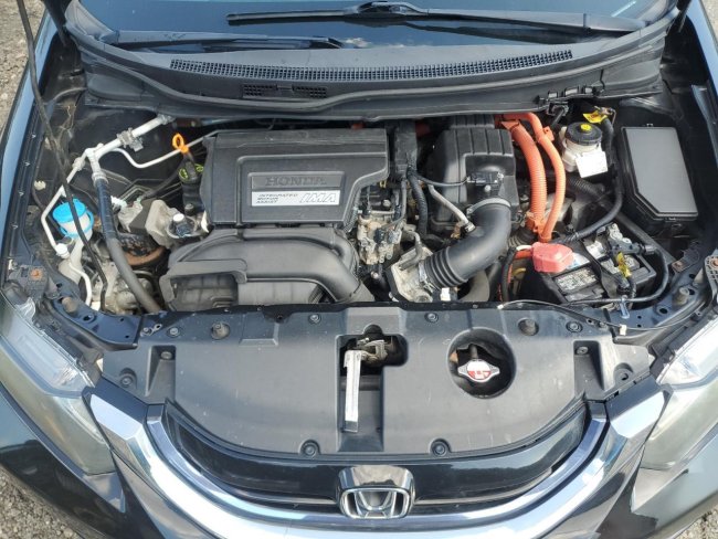 Salvage 2015 Honda Civic Civic Hybrid in Black