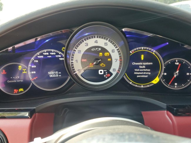 Salvage 2021 Porsche Cayenne Gts Coupe in White