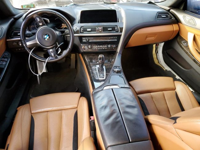 Salvage 2016 Bmw 650i  in Purple