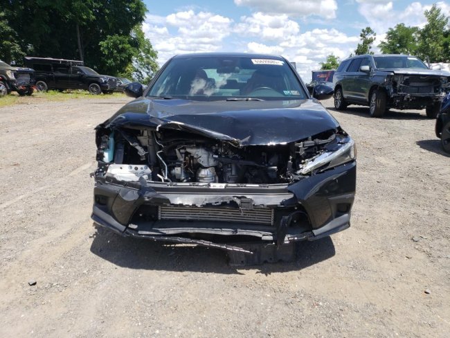 Salvage 2024 Honda Civic Si in Black