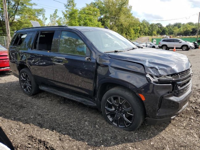 Salvage 2023 Chevrolet Tahoe Rst in Black