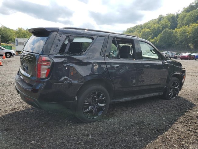 Salvage 2023 Chevrolet Tahoe Rst in Black