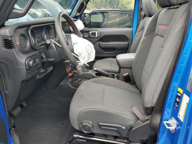 Salvage 2024 Jeep Wrangler Rubicon in Blue