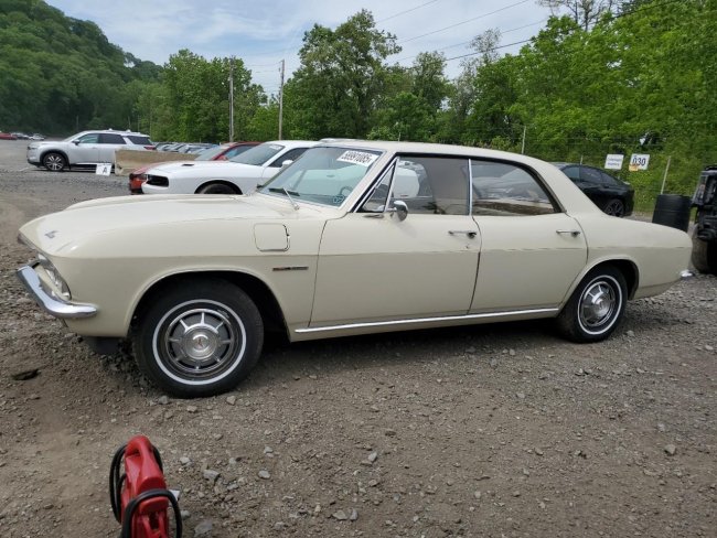 Salvage 1965 Chevrolet Corvair  in White