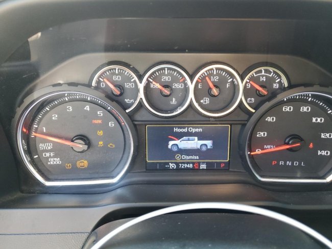 Salvage 2020 Chevrolet Silverado  in Black