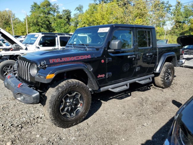 Salvage 2022 Jeep Gladiator Rubicon in Black